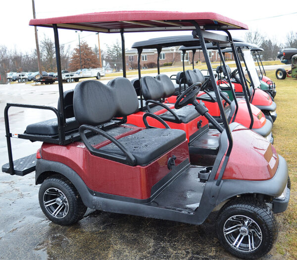 Christians Carts Candy Apple Red Gas Golf Cart